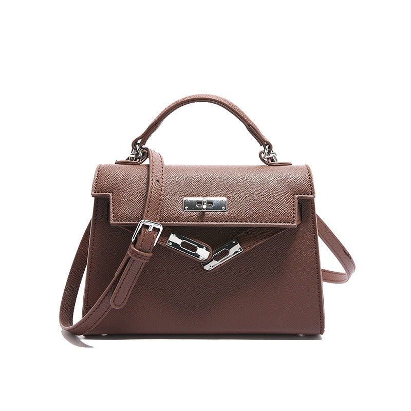 Cross-border high-end texture Kelly bag women's 2025 new classic fashion handbag shoulder bag commuter foreign trade crossbody bag