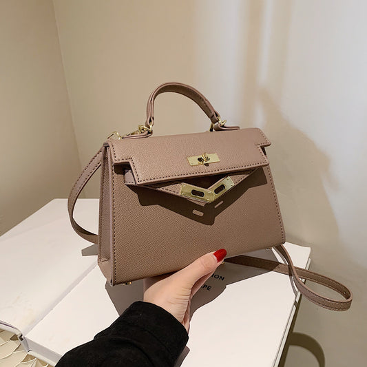 Cross-border high-end texture Kelly bag women's 2025 new classic fashion handbag shoulder bag commuter foreign trade crossbody bag